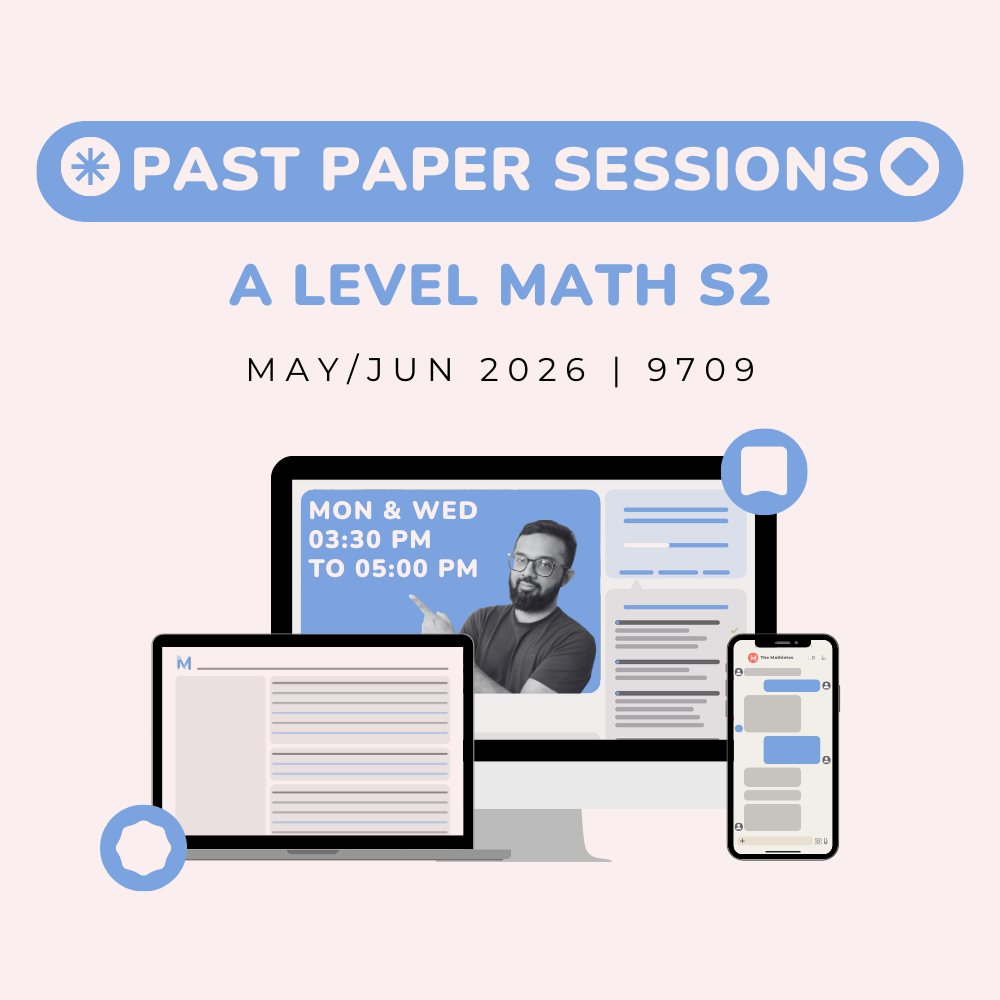 A Level S2 by Salman Farooq - Past Paper session - May/Jun 2026