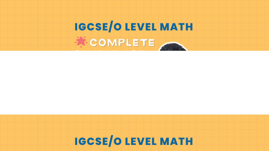 IGCSE/O LEVEL - Math Complete Exam Prep Kit