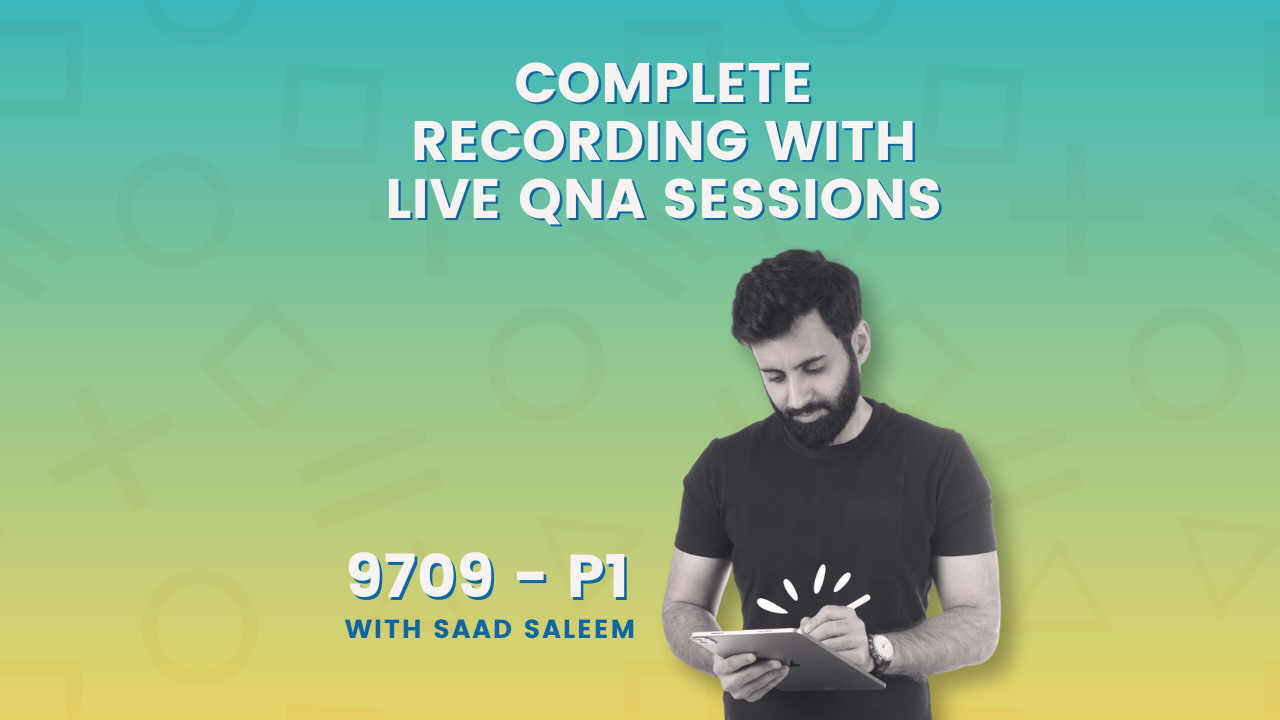 A Level Math - P1 Complete recordings with Live QnA sessions