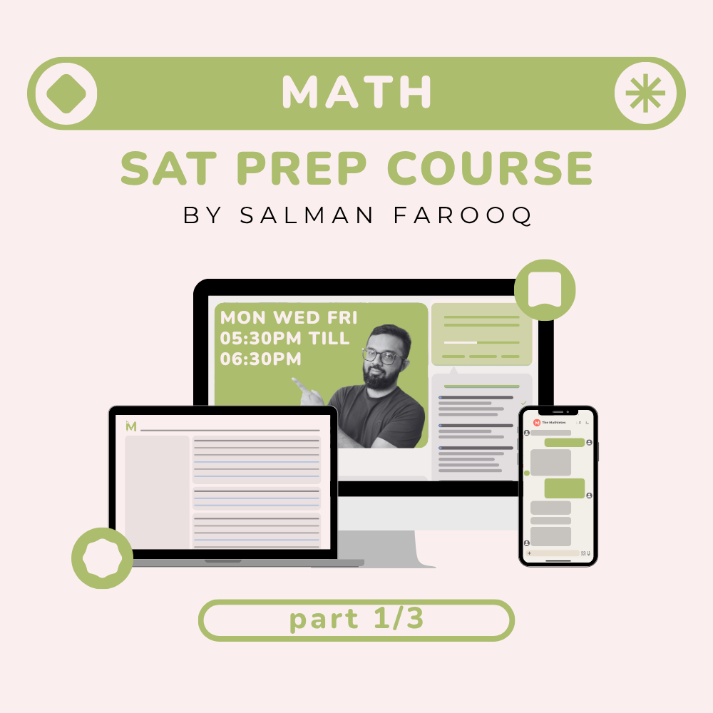 Digital SAT September - Math - Part 1/3