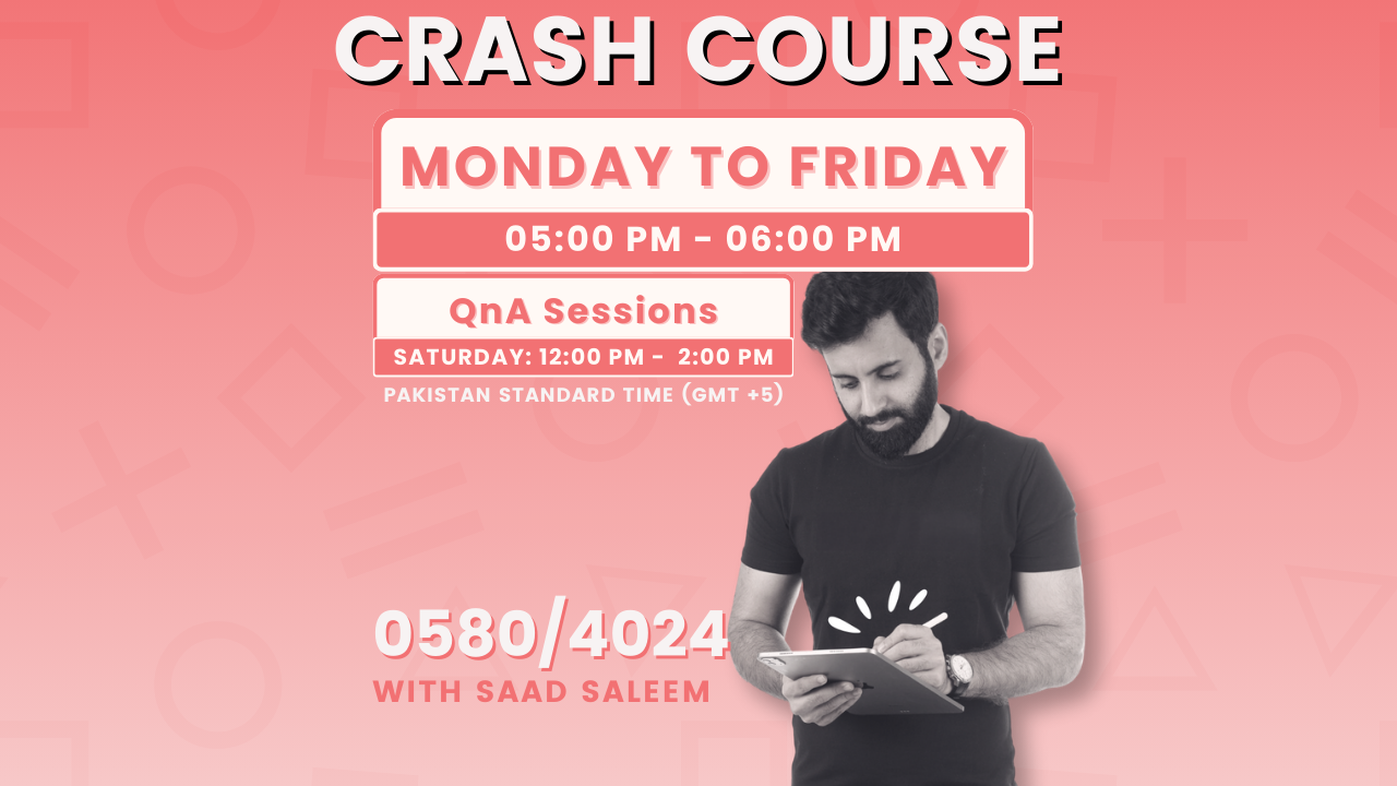 Crash Course IGCSE/O Level - Math
