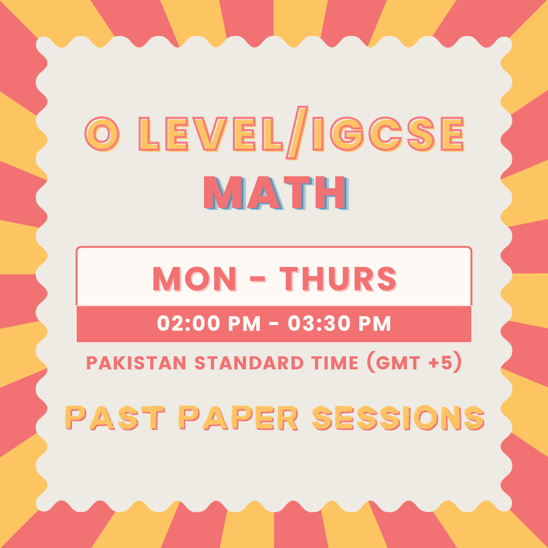 IGCSE/O LEVEL Math - Past Paper Sessions – Mathlete by Saad