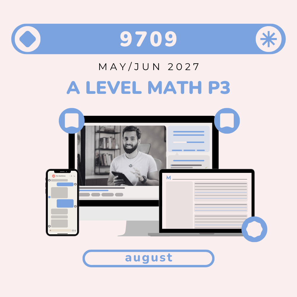 A Level Math P3 - May/Jun 2027 - August