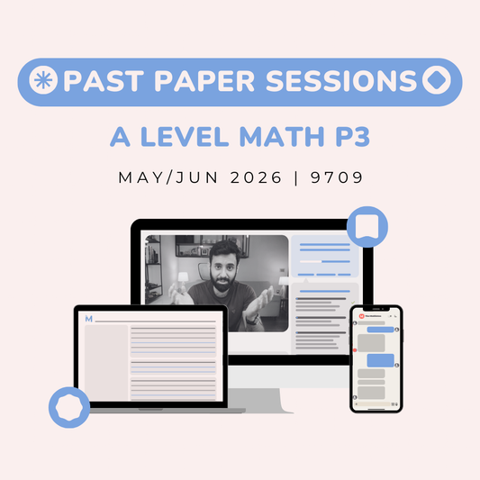 A Level P3 - Past Paper session - May/jun 2026