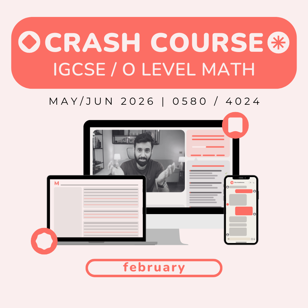 IGCSE/O Level Math Crash Course - February