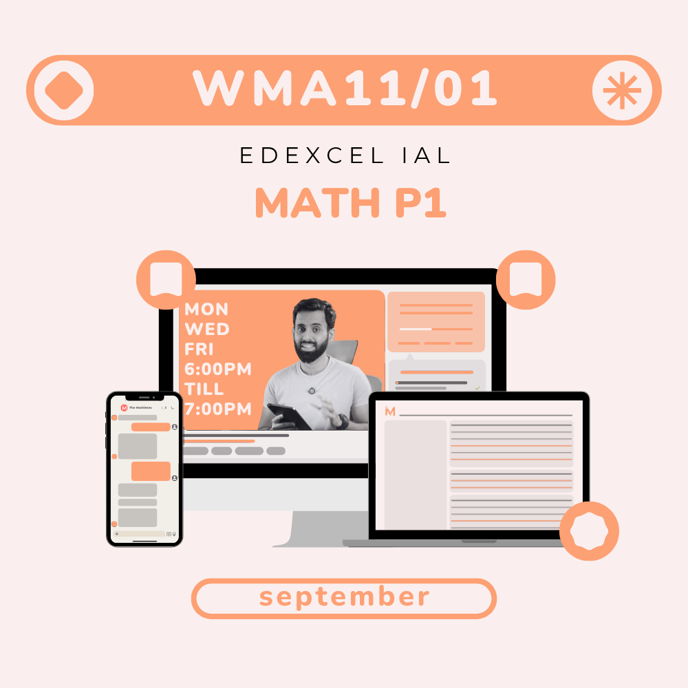 EDEXCEL IAL MATH P1 - September